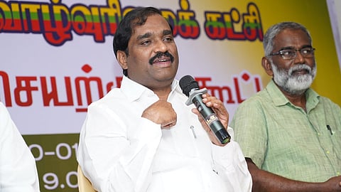தமிழக வாழ்வுரிமைக் கட்சித் தலைவர் வேல்முருகன்