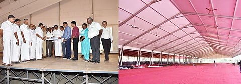 திருநெல்வேலியில் முதல்வா் பங்கேற்கும் நிகழ்ச்சிக்கான ஏற்பாடுகள் குறித்து ஆய்வு செய்கிறாா் மாவட்ட பொறுப்பு அமைச்சா் கே.என்.நேரு