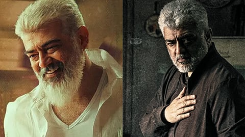 துணிவு, விடாமுயற்சி போஸ்டர்கள்.