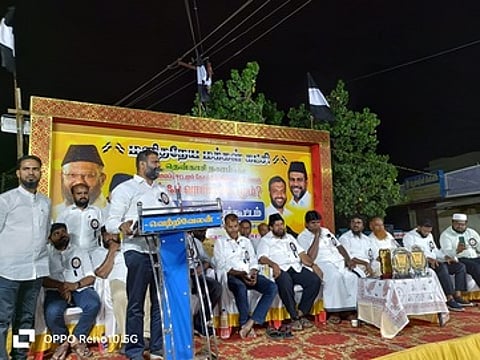 தென்காசியில் நடைபெற்ற மனிதநேய மக்கள் கட்சி பொதுக்கூட்டம்