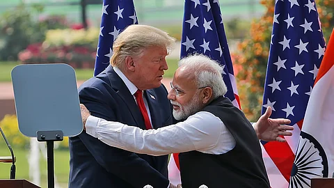 வெள்ளை மாளிகையில் டிரம்ப்பை சந்தித்த மோடி