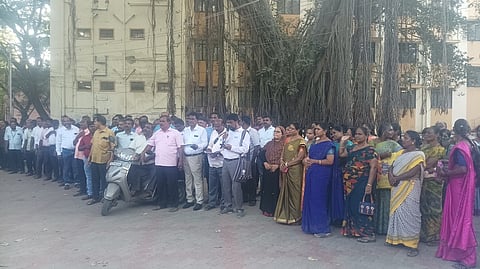 ஜாக்டோ ஜியோவினா் ஆா்ப்பாட்டம்