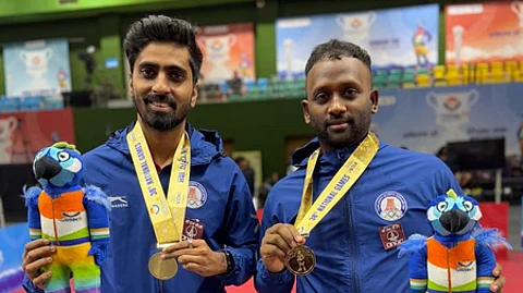 டேபிள் டென்னிஸில் தமிழகத்துக்கு 3 தங்கம்