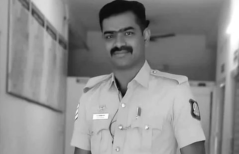 பலியான தலைமைக் காவலர் காளிதாஸ்.