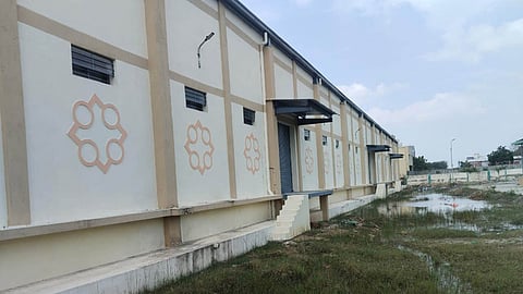 புதிதாக கட்டப்பட்டுள்ள 5,000 மெ.டன் கொள்ளளவு கொண்ட கிட்டங்கி.