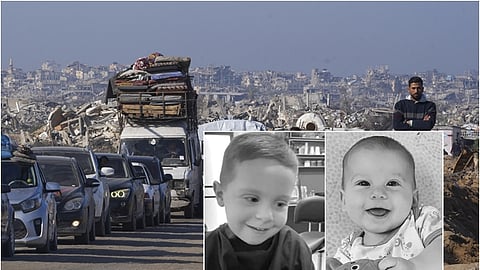 உள்படம்: பிணைக்கைதியாக்கப்பட்ட க்ஃபிர் பிபாஸ், ஏரியல்