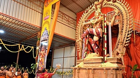 ஸ்ரீபுரம் தங்கக் கோயிலில் ஸ்ரீ ஆனந்த நடராஜருக்கு அபிஷேகம்