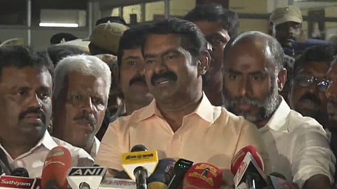 காவல் துறைக்கு அழுத்தம் தருகிறது அரசு: சீமான்