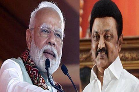 பிரதமர் நரேந்திர மோடி-முதல்வர் மு.க.ஸ்டாலின்