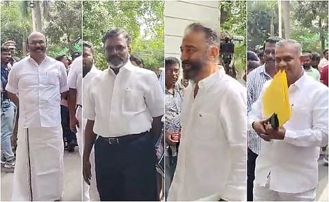 அனைத்துக் கட்சிகள் கூட்டத்தில் பங்கேற்றவர்கள்..