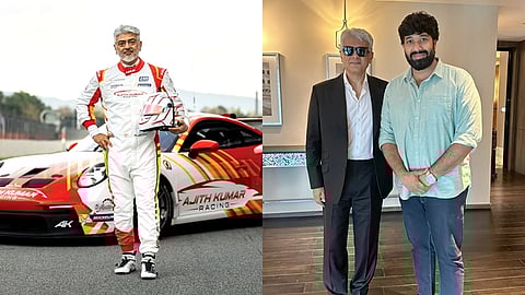 அஜித்குமார், இயக்குநர் ஆதிக் ரவிச்சந்திரன்.