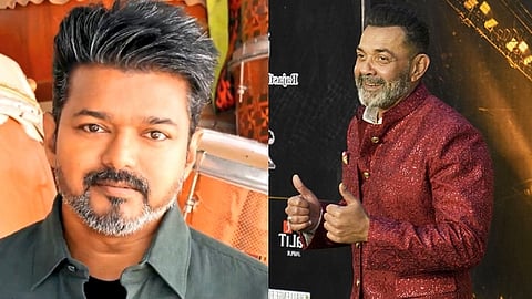 விஜய், பாபி தியோல்.
