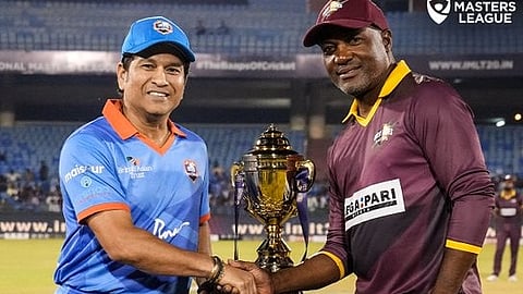 சர்வதேச மாஸ்டர்ஸ் லீக் இறுதிப்போட்டி: இந்தியாவுக்கு 149 ரன்கள் இலக்கு!