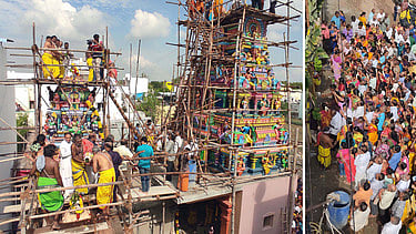 தென்காசி காசி விஸ்வநாதர் சுவாமி கோயிலில் மகா கும்பாபிஷேகம்