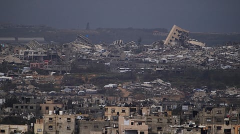 காஸாவில் அழிக்கப்பட்ட கட்டடங்கள்