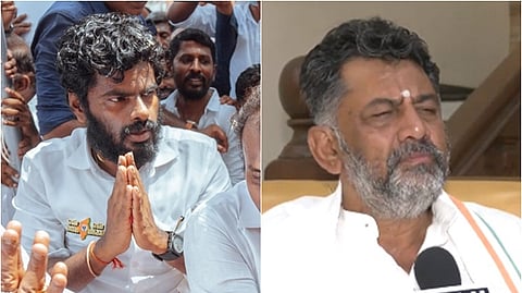 தமிழகத்தின் மீது அண்ணாமலைக்கு விசுவாசம் இல்லை: டி.கே.சிவகுமாா்