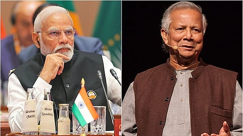 பிரதமா் மோடி - முகமது யூனுஸ்..