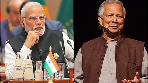 பிரதமா் மோடி - முகமது யூனுஸ்..