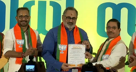 கேரள பாஜக தலைவரானார் ராஜீவ் சந்திரசேகர்!