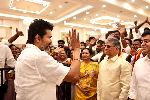 தவெக தலைவர் விஜய்