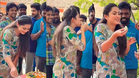 கொண்டாட்டத்தில் மதுமிதா