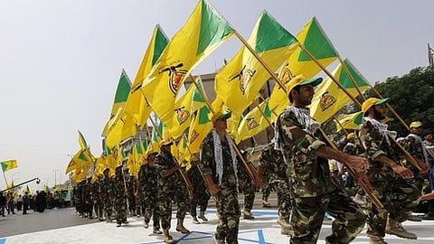 ஈரான் ஆதரவு கதாலிப் ஹிஸ்புல்லா படையினா் .