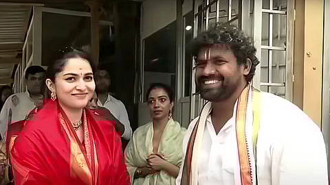 கயாது லோஹர் திருப்பதியில்