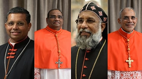இந்திய கார்டினல் ஜார்ஜ் ஜேக்கப் கூவக்காடு,அந்தோனி பூலா, பசேலியோஸ் கிளேமிஸ் மற்றும் பிலிப்பே நெரி ஃபெர்ராரோ