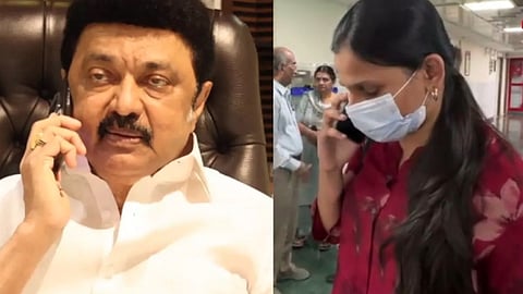 பஹல்காமில் பாதிக்கப்பட்ட டாக்டரின் மனைவியிடம் முதல்வர் ஸ்டாலின் ஆறுதல்.