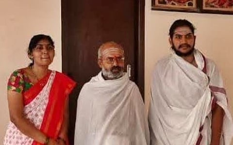 புதிய இளைய மடாதிபதி கணேச சர்மா