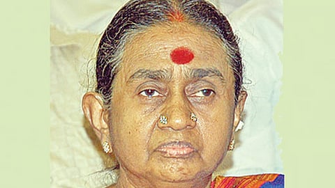 முதல்வர் மு.க.ஸ்டாலினின் தாயாா் தயாளு அம்மாள்