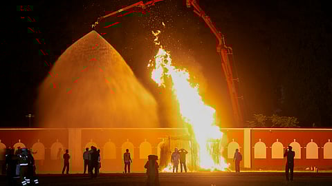 இந்திய ராணுவத்தால் தாக்கப்பட்ட இடம்.