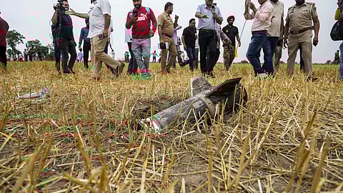 அமிர்தசரஸில் விழுந்த ஏவுகணை பாகம்
