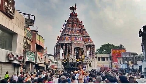 சாரங்கபாணி கோயிலில் சித்திரைத் தேரோட்டம்!