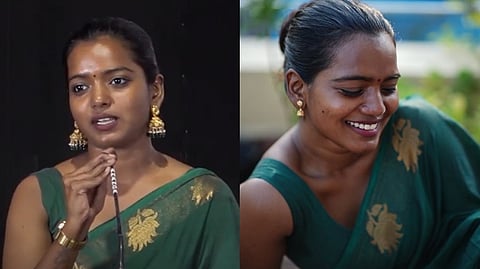 நடிகையும் தொகுப்பாளினியுமான ஐஸ்வர்யா ரகுபதி.