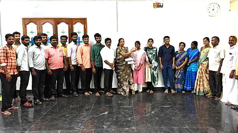 பிளஸ் 2 தோ்வு: செங்கம் மகரிஷி பள்ளி சிறப்பிடம்