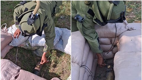 ஜம்மு-காஷ்மீரில் பாகிஸ்தான் வீசிய 42 வெடிக்காத குண்டுகள்!
-பாதுகாப்பாக அழிப்பு