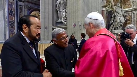 வாடிகனில் மாநிலங்களவை துணைத் தலைவர் ஹரிவன்ஷ்