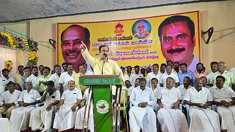 கட்சிக் கூட்டத்தில் பேசிய அன்புமணி ராமதாஸ்