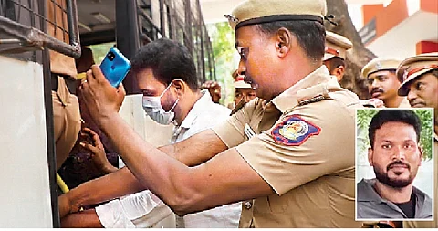 சென்னை மகளிர் நீதிமன்றத்துக்கு அழைத்து வரப்பட்ட ஞானசேகரன் - கோப்புப்படம்