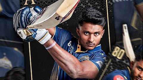 Sai sudharsan. (pic from X, Gujarat Titans)