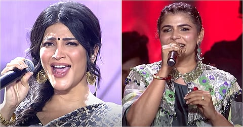 தொடர் பாராட்டு மழையில் ஷ்ருதி ஹாசன், சின்மயி!
