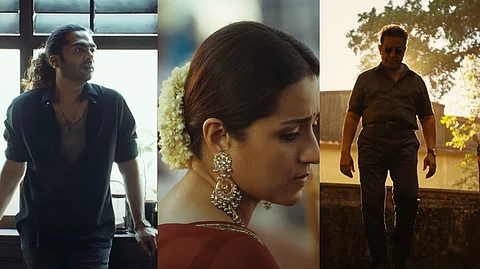 STR, Trisha, Kamal photos from Thug life Making video. (pics from X, RKFI)