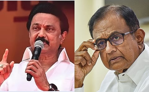 முதல்வர் ஸ்டாலின்-ப.சிதம்பரம்.