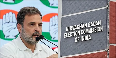 மக்களவை எதிர்க்கட்சித் தலைவர் ராகுல் காந்தி-இந்திய தேர்தல் ஆணையம்