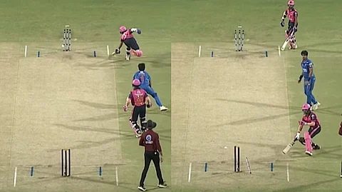MPL Wicketkeeper Suraj Shinde Runs Out Non-Striker With Rare Rebound Throw