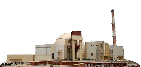 ஈரானின் புஷேஹா் பகுதியில் அமைந்துள்ள அணுசக்தி மையம்.