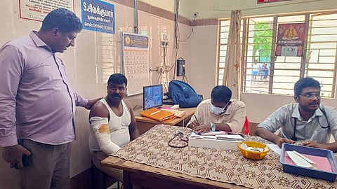 பண்ருட்டி அருகே 80 வயது மூதாட்டி கூட்டு பாலியல் பலாத்காரம் செய்யப்பட்டதாக கூறப்பட்ட சம்பவத்தில்  ஒருவரை சுட்டு பிடித்த போலீசார்...