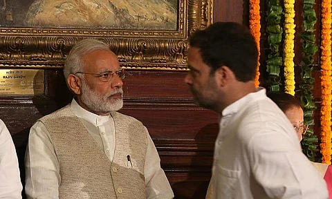 Modi greets rahul