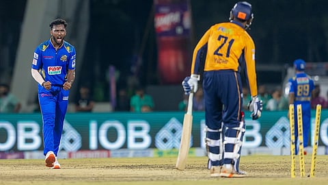 Surya anadh in aggression wicket Taking